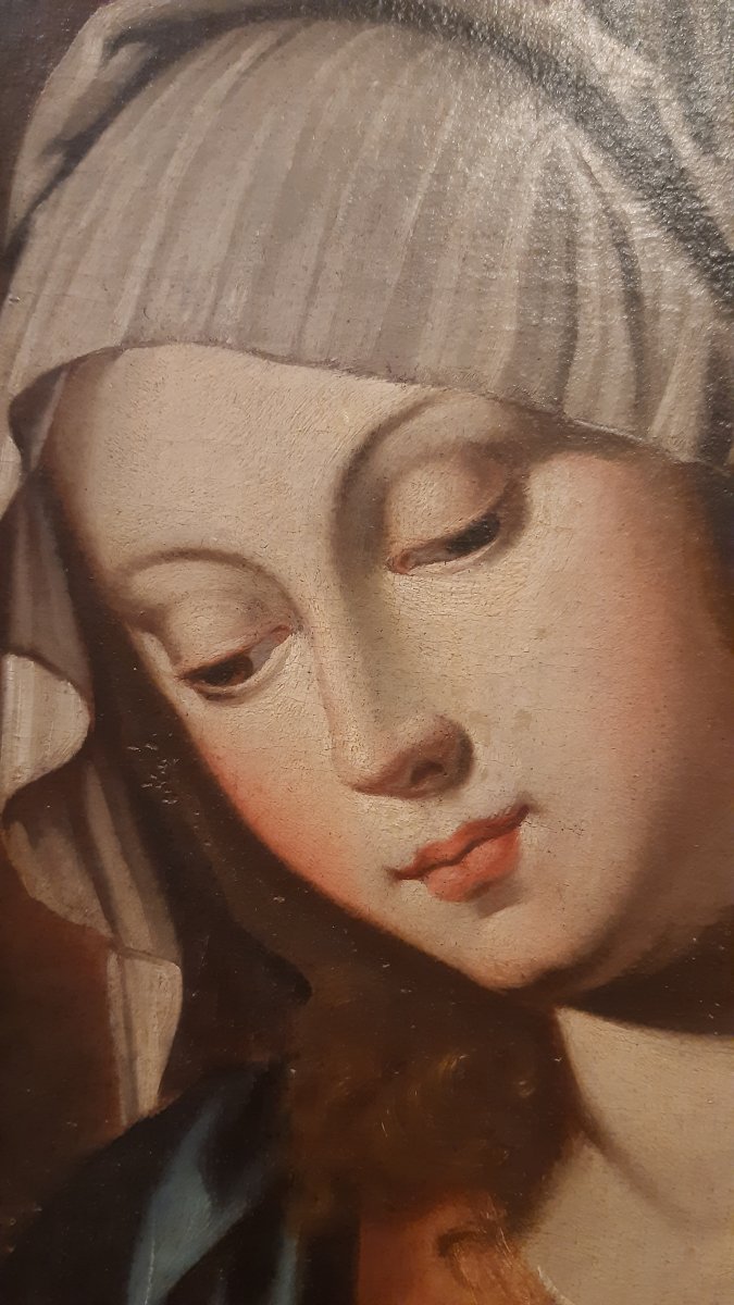 Virgin In Prayer, 18th Century-photo-1