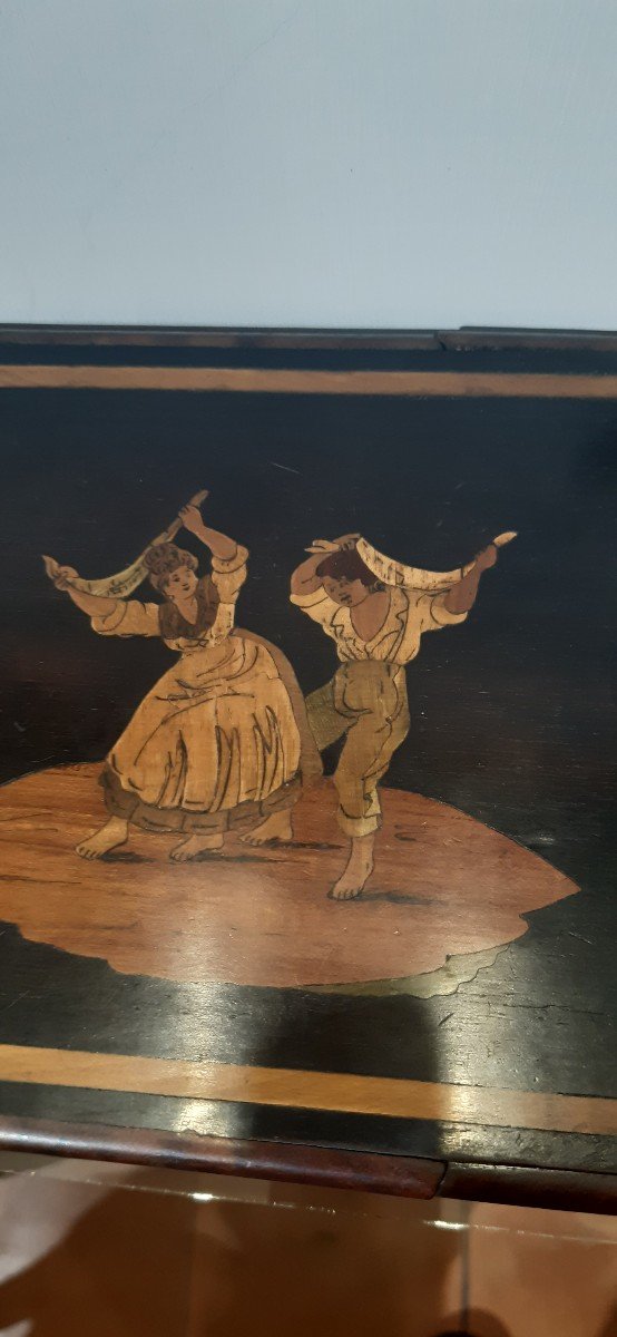 19th Century Marquetry Box-photo-2