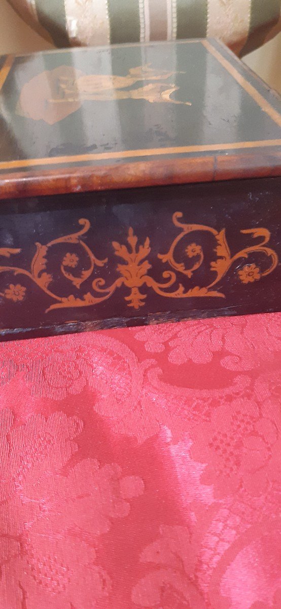 19th Century Marquetry Box-photo-2