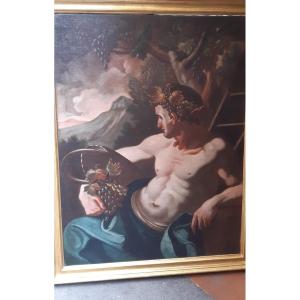 Bacchus,peinture 18eme Siecle