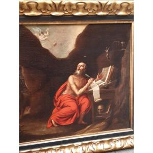 Peinture De Saint Jerome,XVIIe Siecle