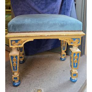 Paire de tabourets de la 19eme siecle