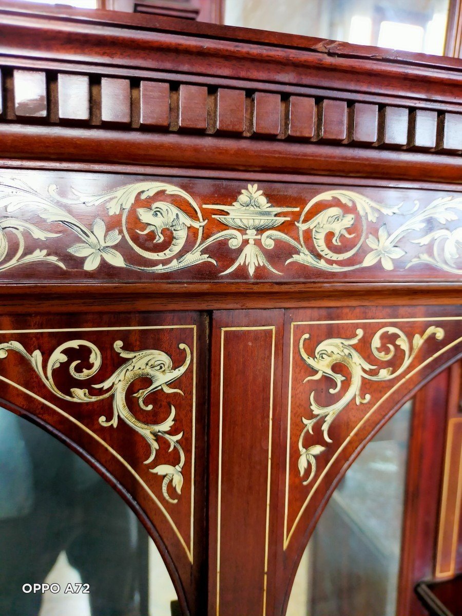 Meuble Victorien Marqueterie d'Os 19ème Siècle Frank Giles & Co. Kensington-photo-1