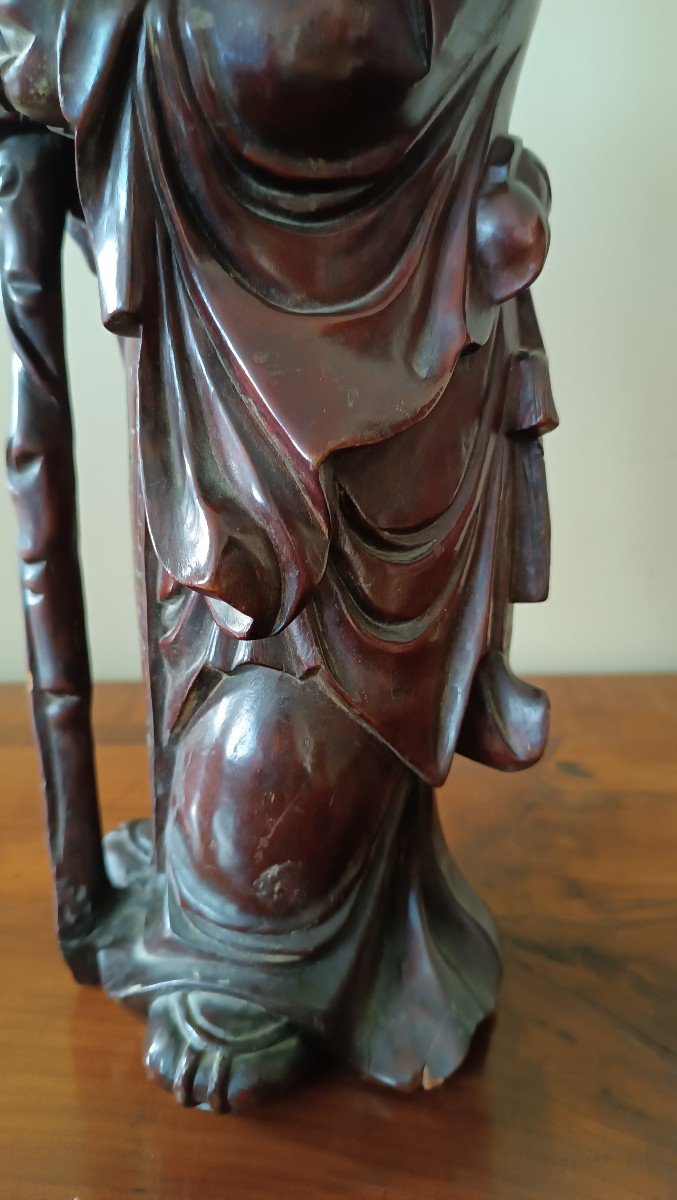 Sculpture Chinoise Fin 19ème Siècle Essai-photo-1