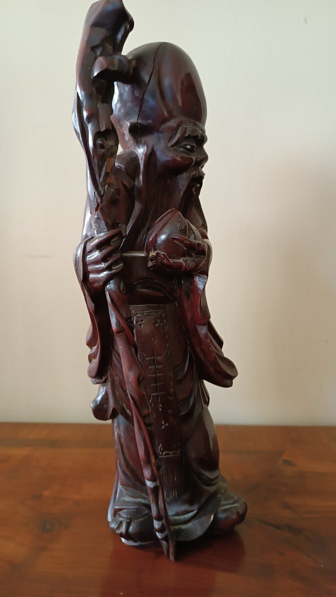 Sculpture Chinoise Fin 19ème Siècle Essai-photo-4