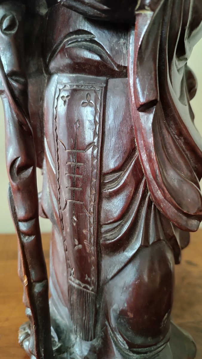 Sculpture Chinoise Fin 19ème Siècle Essai-photo-5