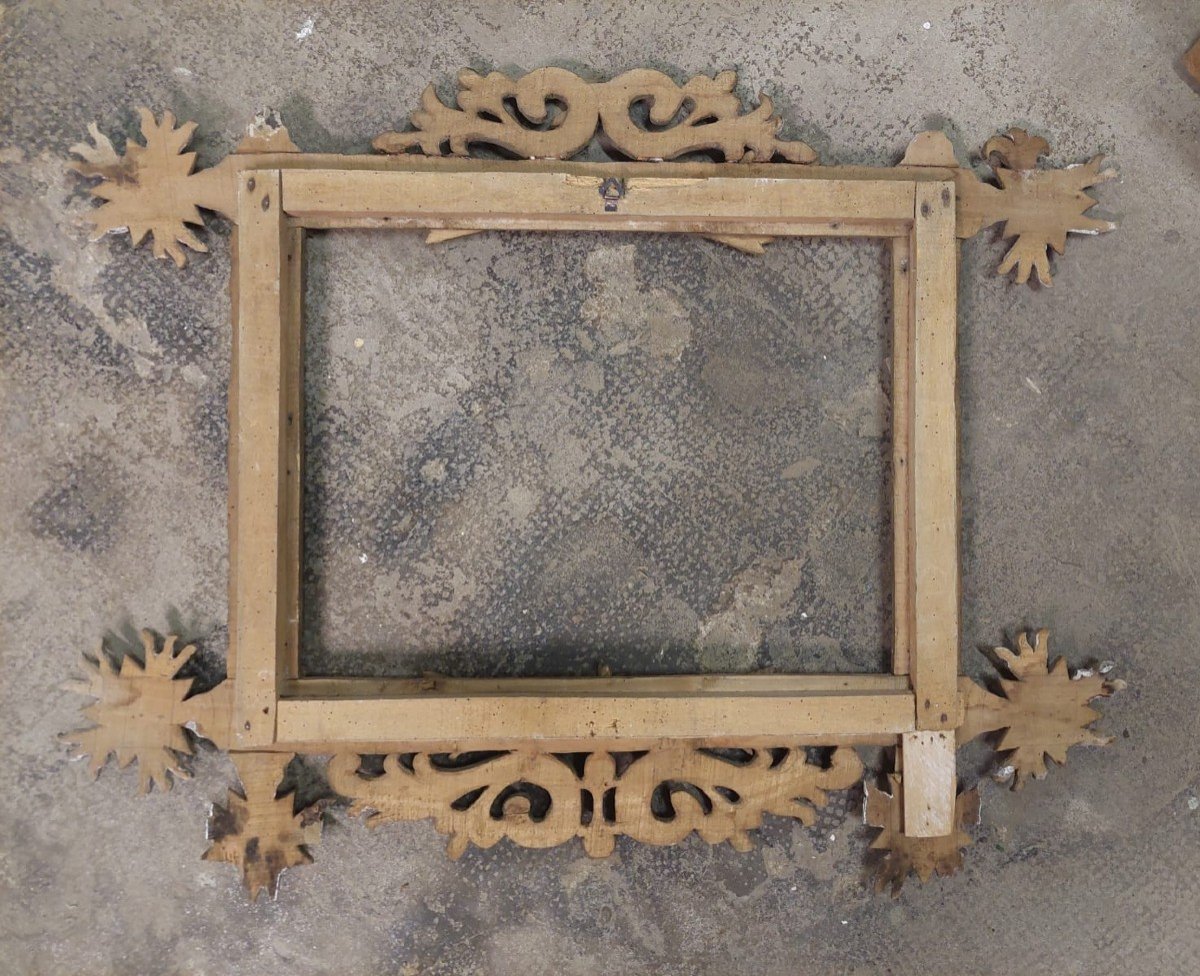 Particular Shaped Frame  19th Century Italian-photo-5