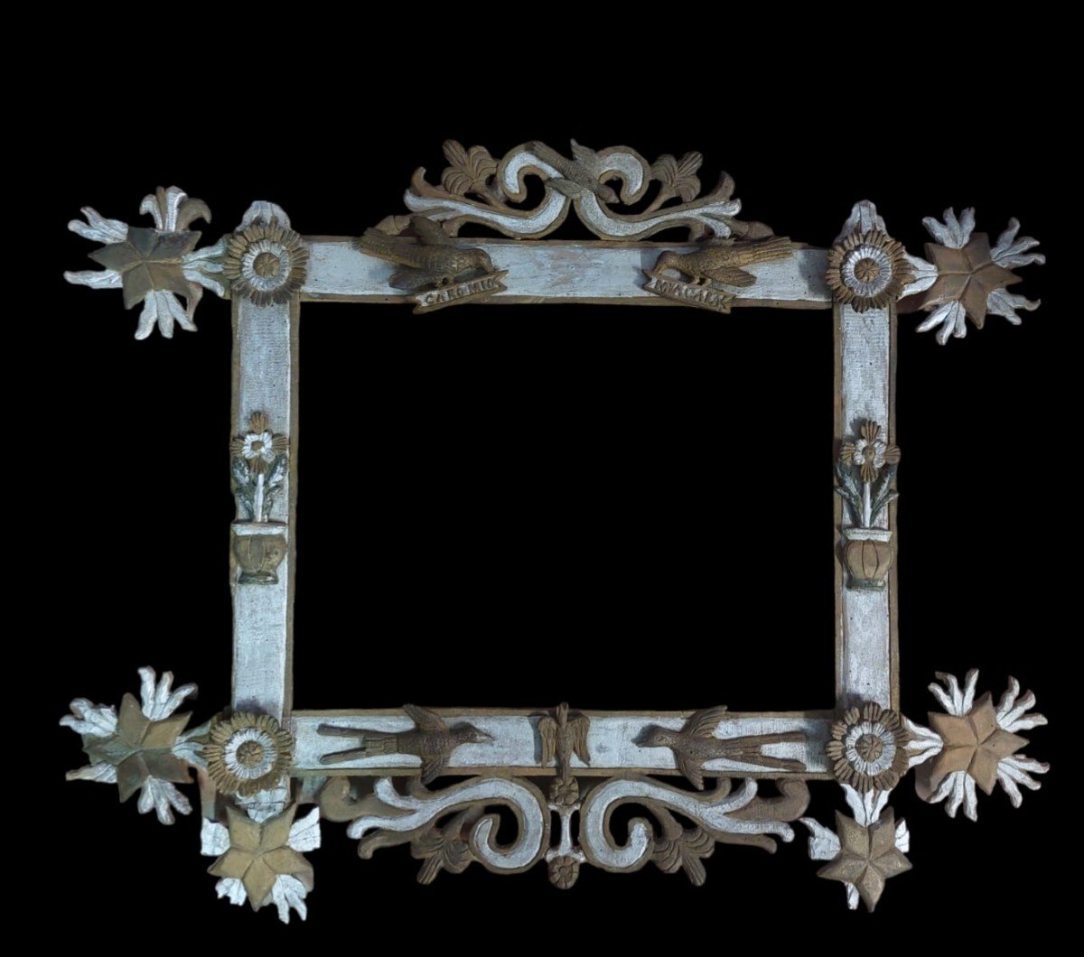 Particular Shaped Frame  19th Century Italian