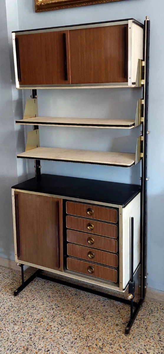 Bookcase Furniture By Umberto Mascagni Design From The 1950s,-photo-7