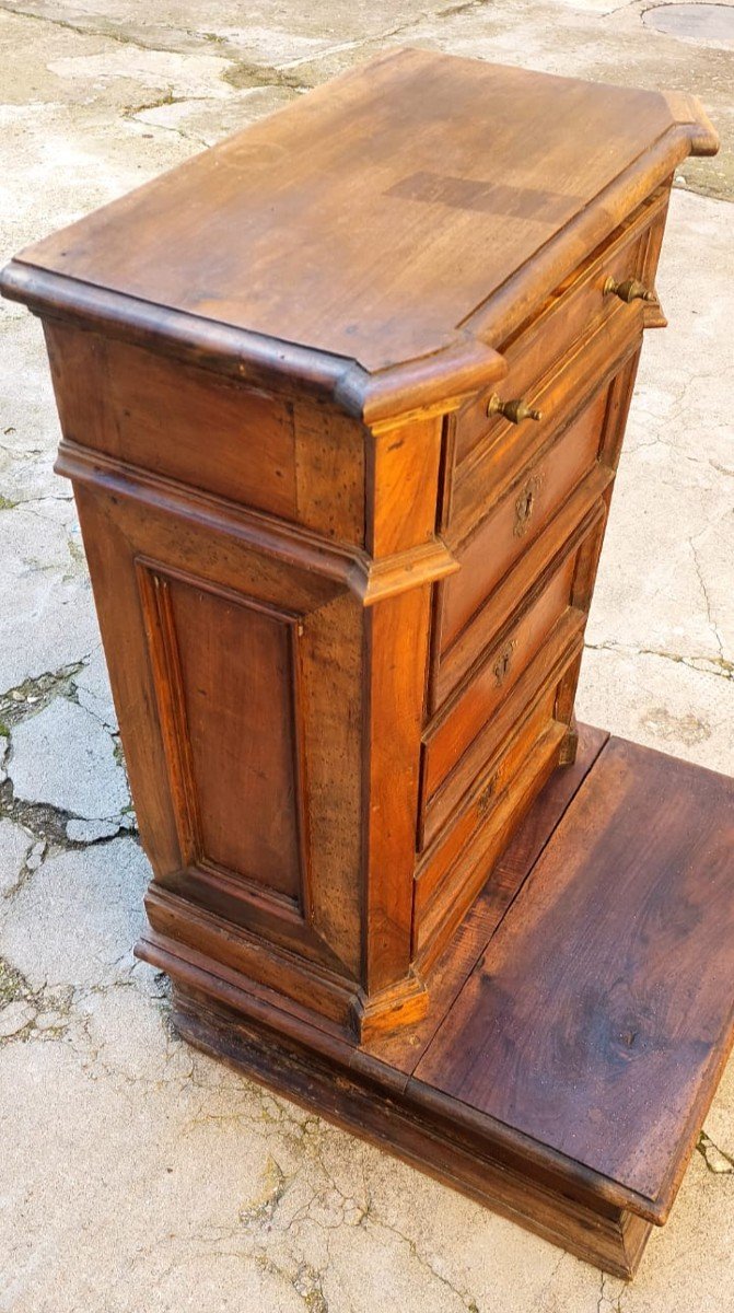 Genouillère antique à 4 tiroirs, Italie, début du XVIIIe siècle-photo-5