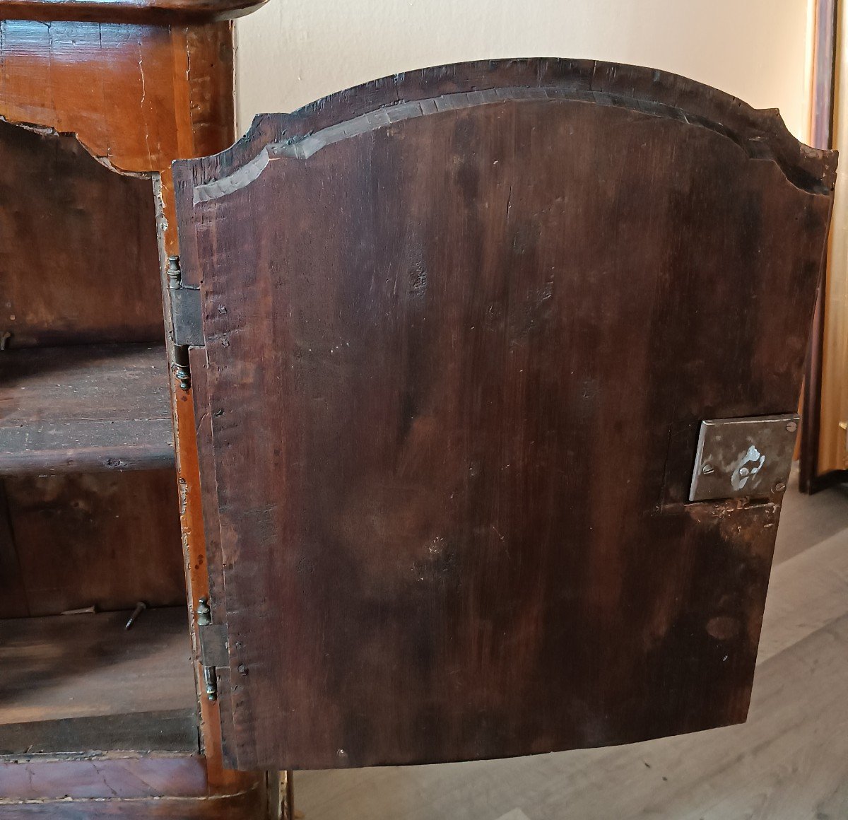 un prie-Dieu Antique XVIIIème Siècle Piémont - Noyer Marqué-photo-8