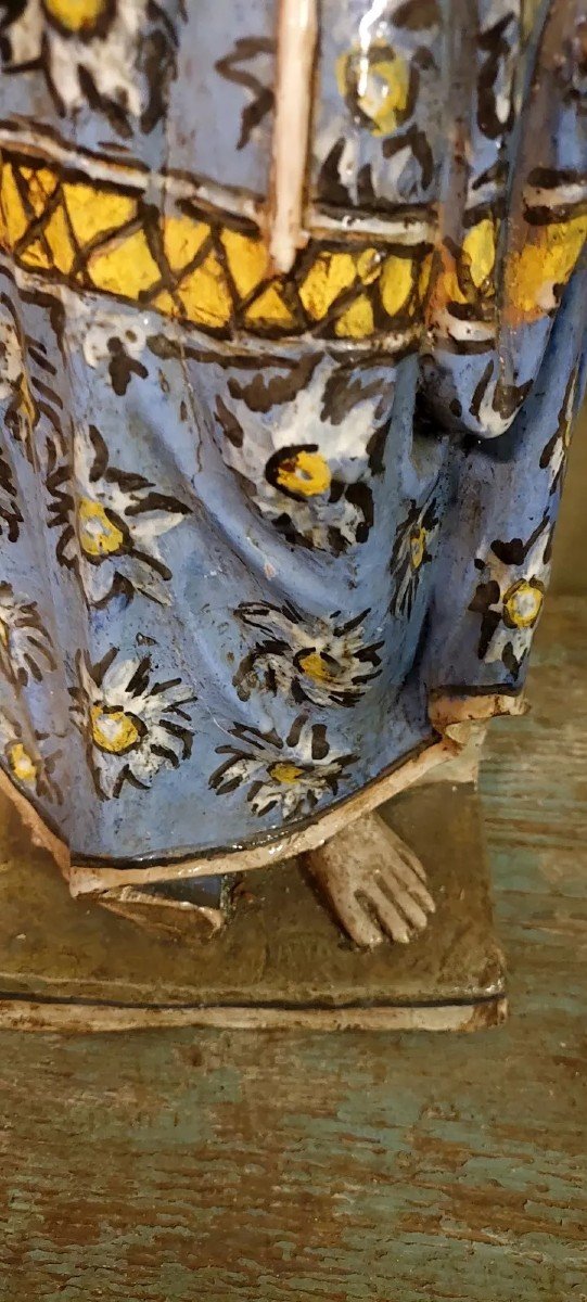 Large Odalisque Sculpture In Glazed Terracotta By Roberto Pucci, Florence, 1960s-photo-6
