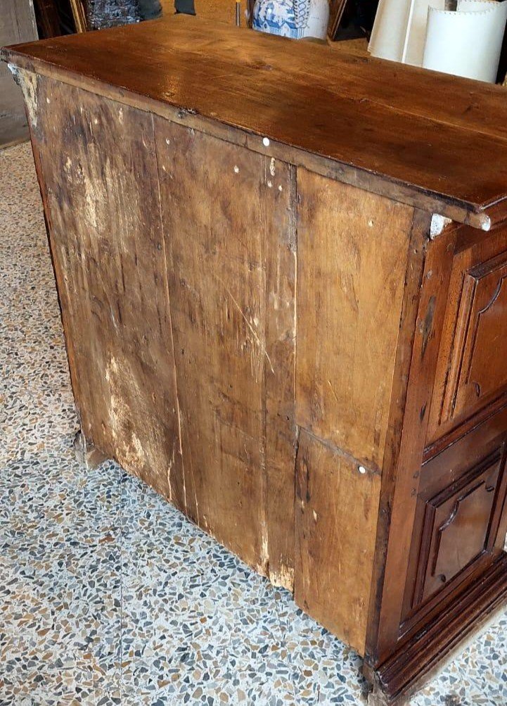 Rare Petit Buffet En Noyer Fin XVIIIème Début XVIIIème Siècle-photo-4