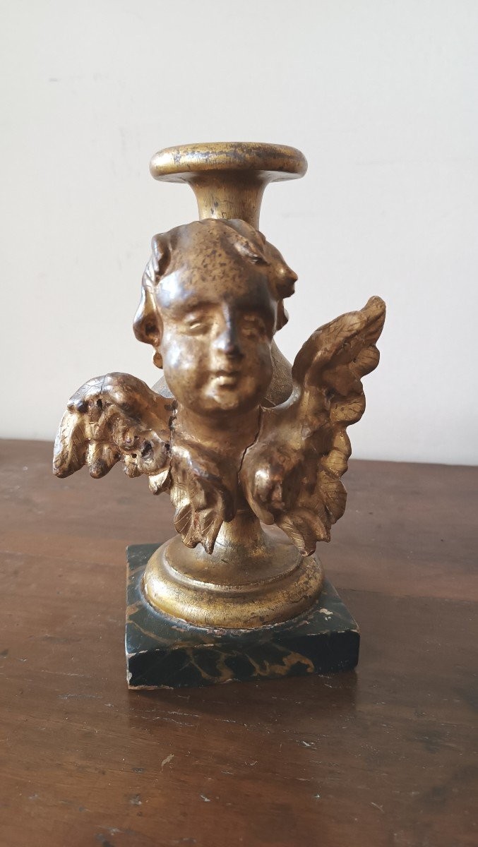 Pair Of Candlesticks - Palm Holders From The 18th Century-photo-1