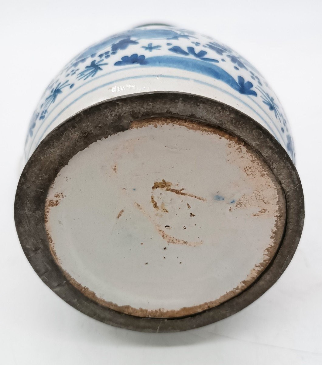 Blue And White Beer Mug, Delft 18th Century 1733-photo-5