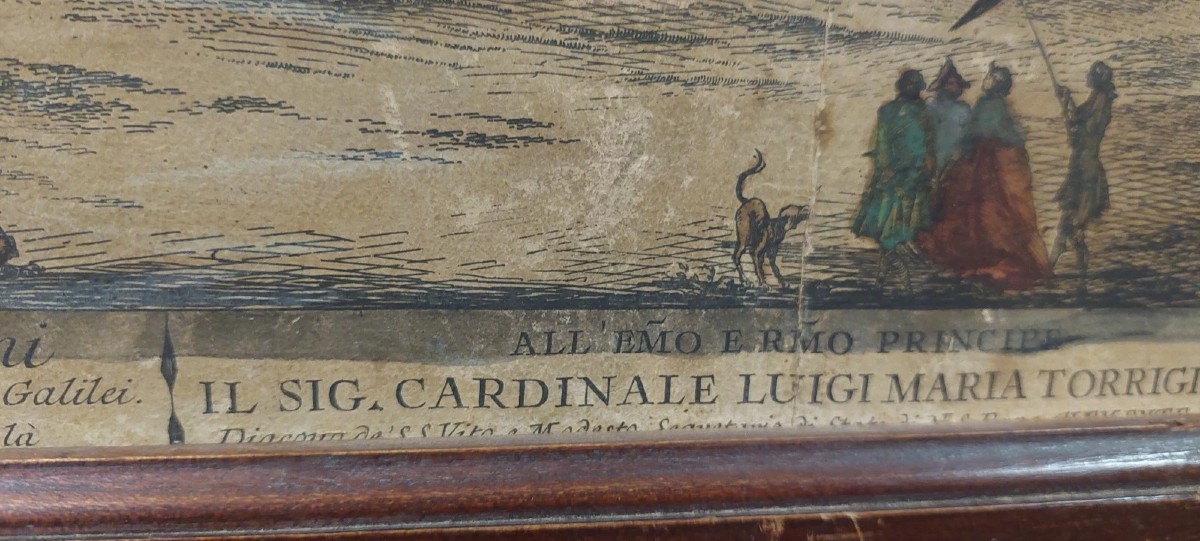 Gravure Aquarelle San Giovanni Dei Fiorentini XVIIIe Siècle D.montagu-photo-4