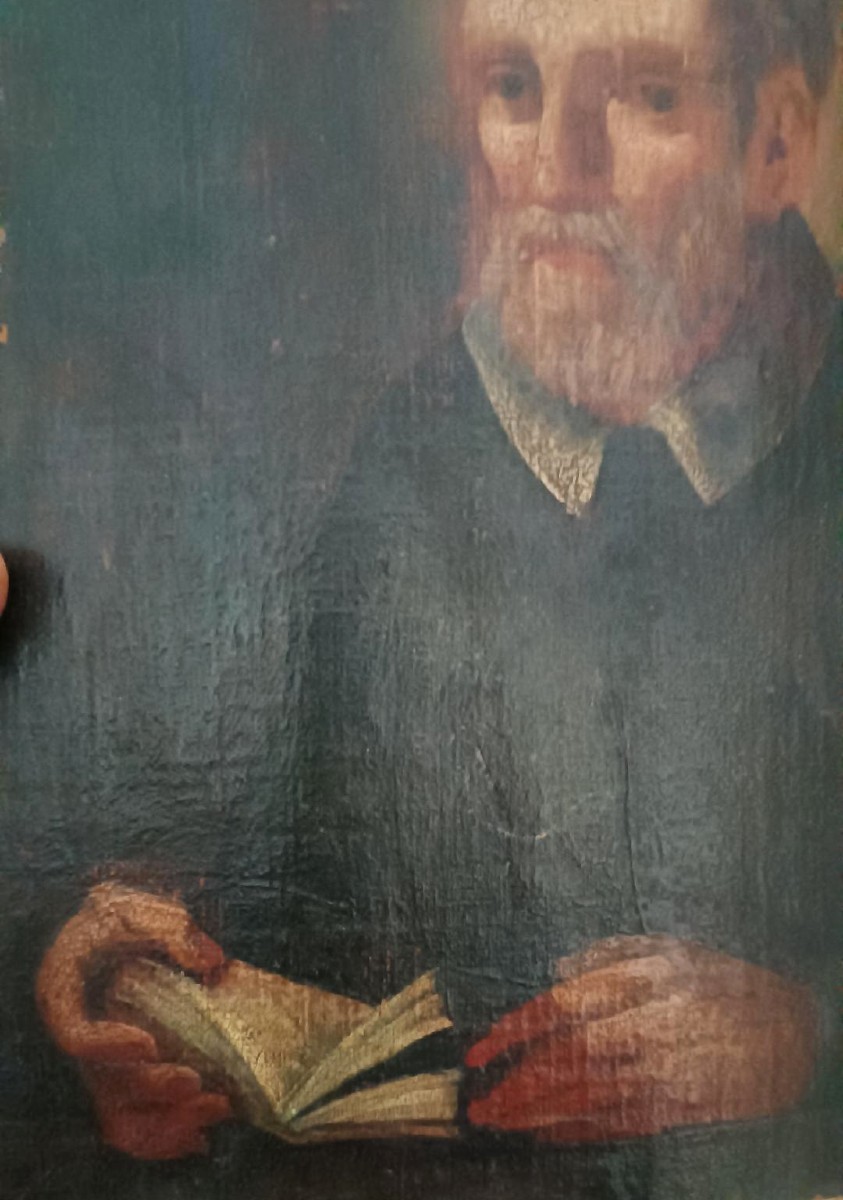 Oil Painting On Canvas 18th Century Italian School - San Filippo Neri-photo-1
