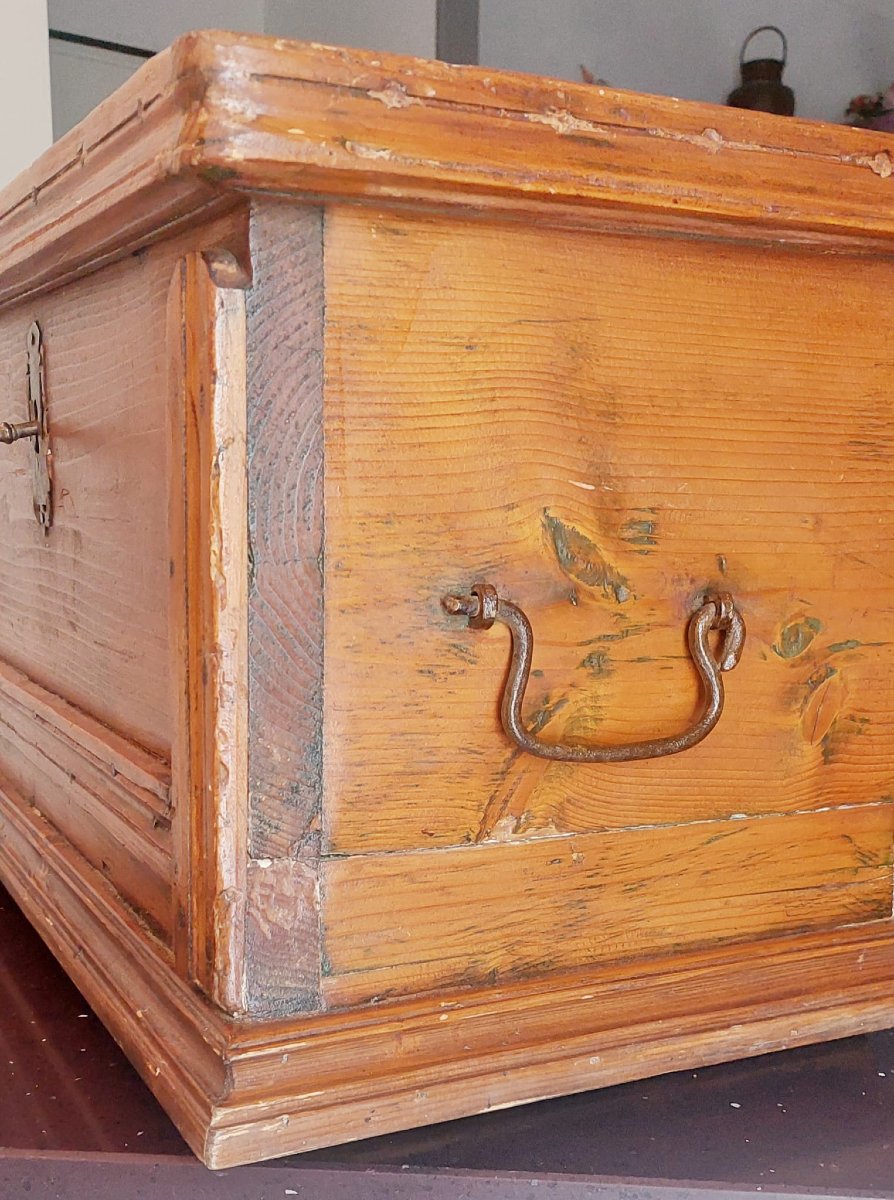Petite Boite De Voyage En Sapin Toscane 18e Siecle-photo-1