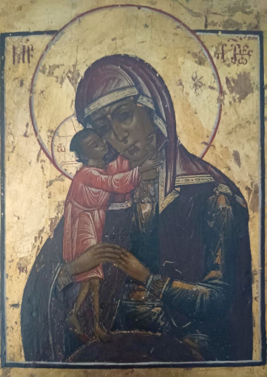 Ancient Russian Icon - Gold Background Virgin In Search Of Lost Souls-photo-4