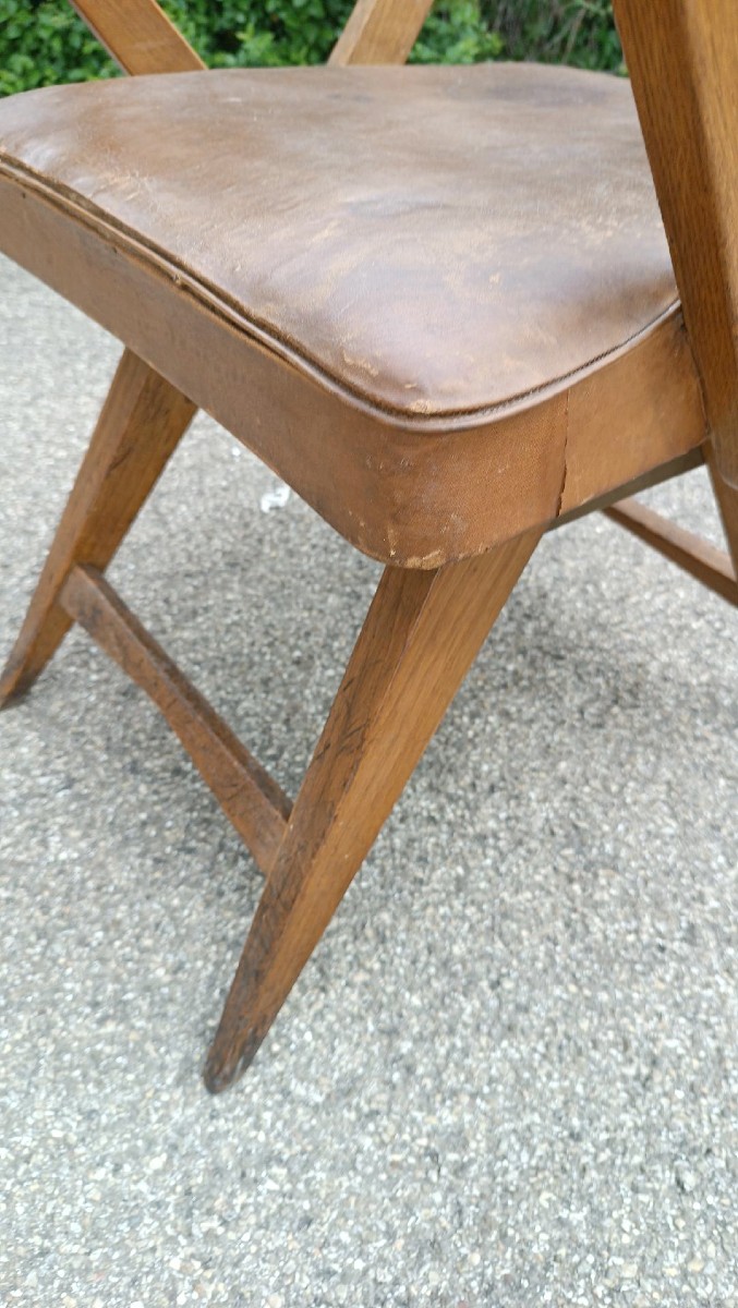 Chaise De Bureau Avec Accoudoirs Des Années 50, Europe Du Nord, Design-photo-1