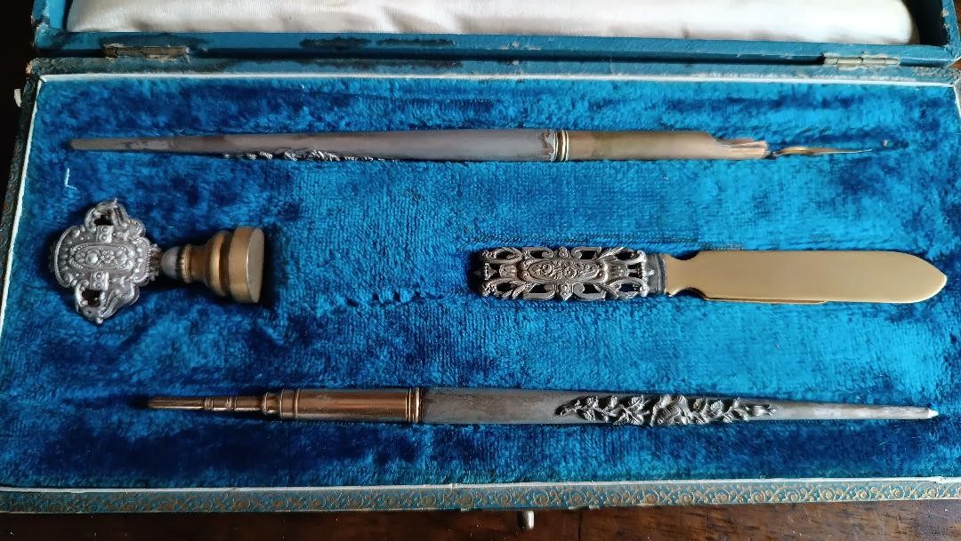 Johan Faber Paris Writing Set Early 1900's