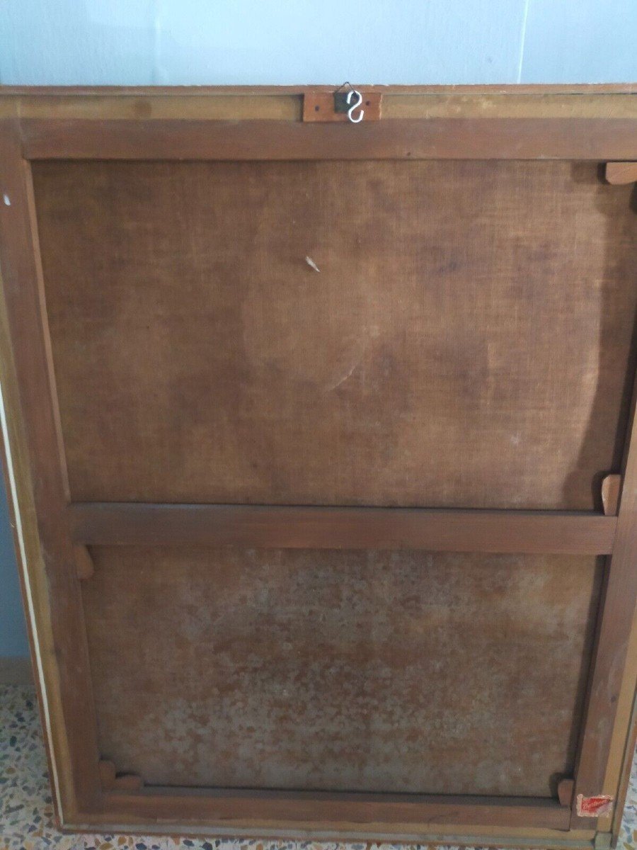 Ancient Portrait Painting Of A Noblewoman From The European School-photo-1