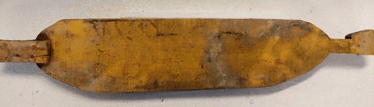 Ancient Fragment Of A 19th Century Sicilian Carved Wood Cart-photo-4