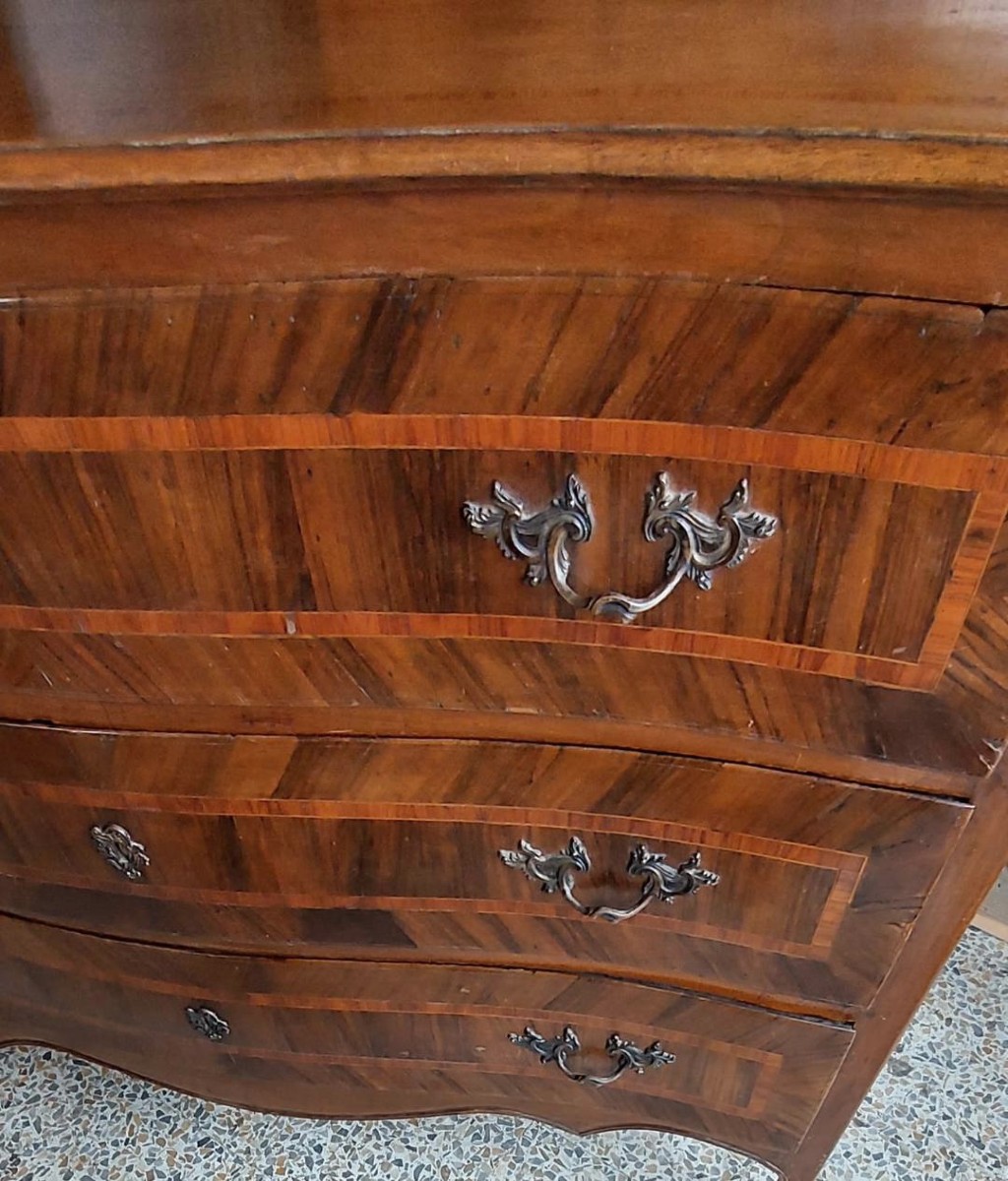 Louis XV Baroque Chest Of Drawers, Second Half Of The 18th Century-photo-1