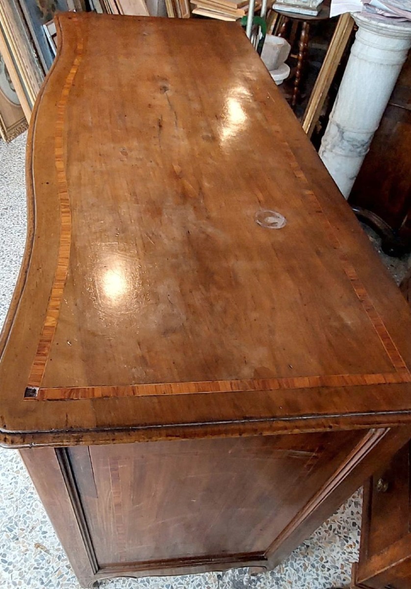 Louis XV Baroque Chest Of Drawers, Second Half Of The 18th Century-photo-3