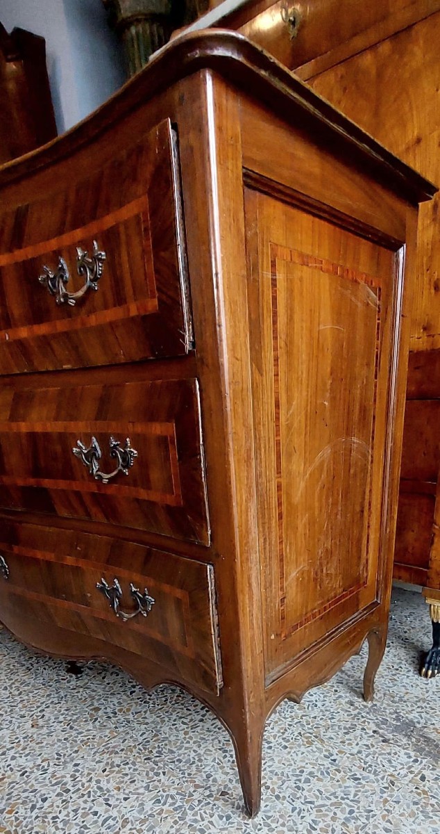 Louis XV Baroque Chest Of Drawers, Second Half Of The 18th Century-photo-7
