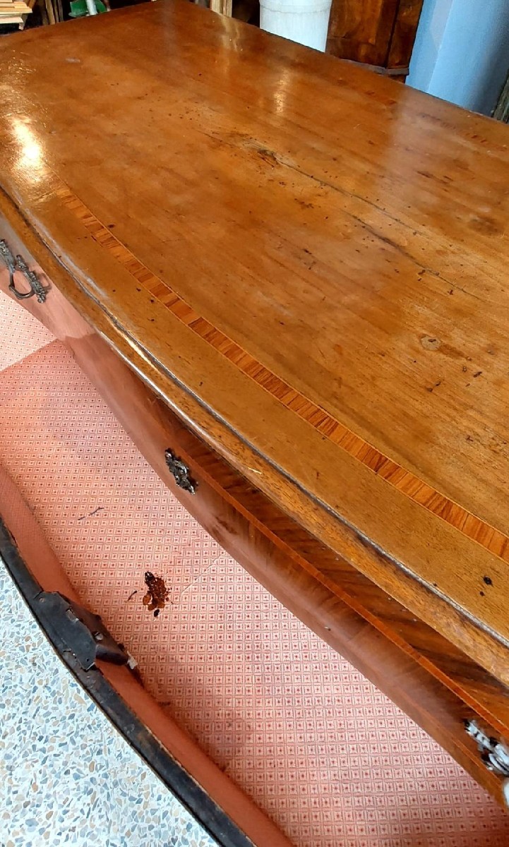 Louis XV Baroque Chest Of Drawers, Second Half Of The 18th Century-photo-8