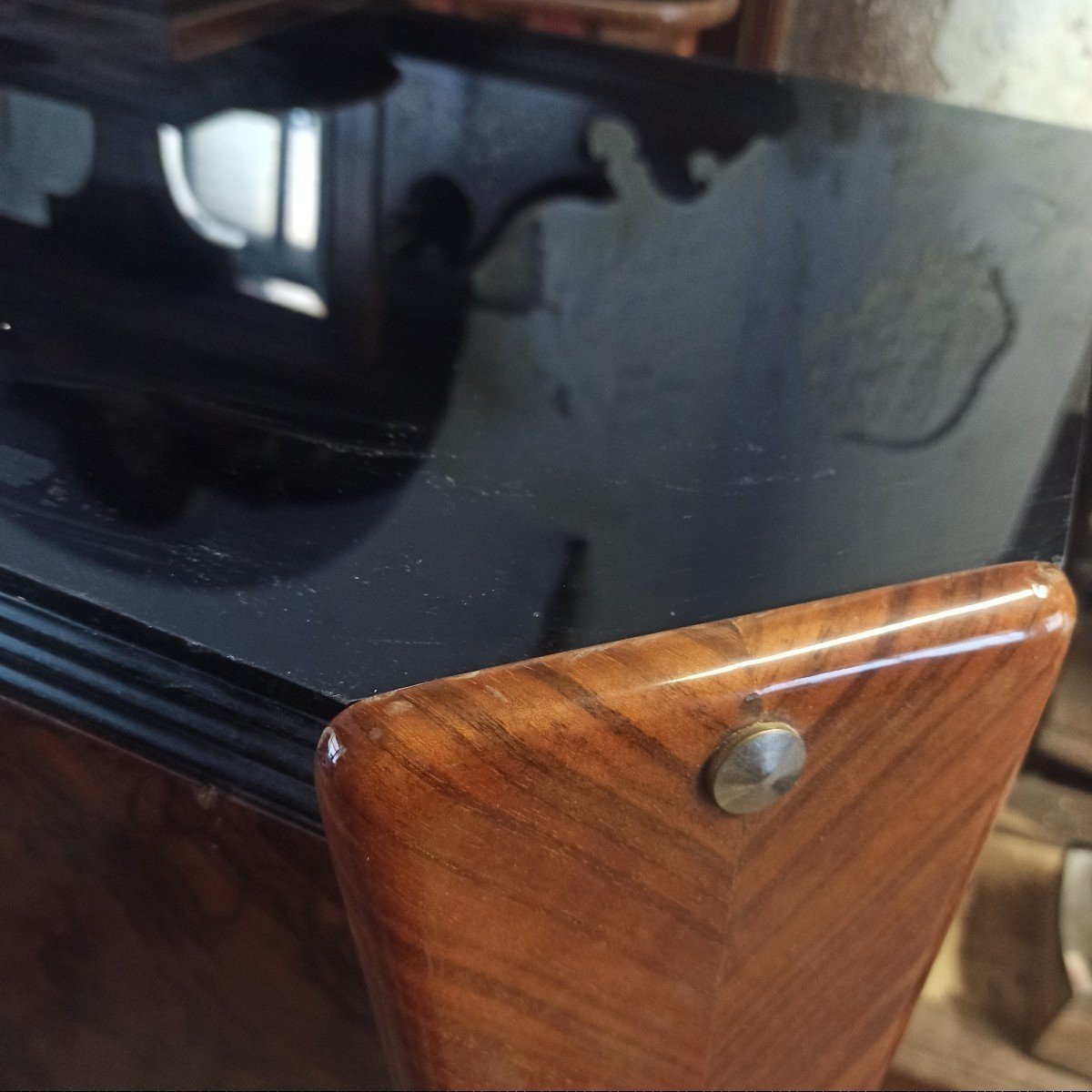 1950s Sideboard Bar Cabinet Attributed To Paolo Buffa-photo-2