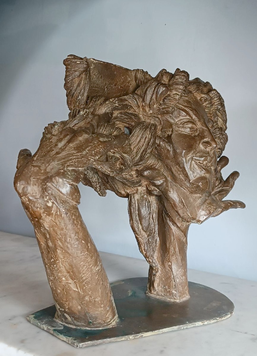 Bronze Sculpture Cesare Ronchi (imola 1936-2024)-photo-3