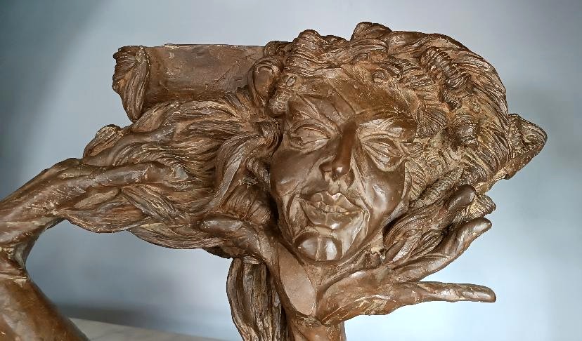 Bronze Sculpture Cesare Ronchi (imola 1936-2024)-photo-4