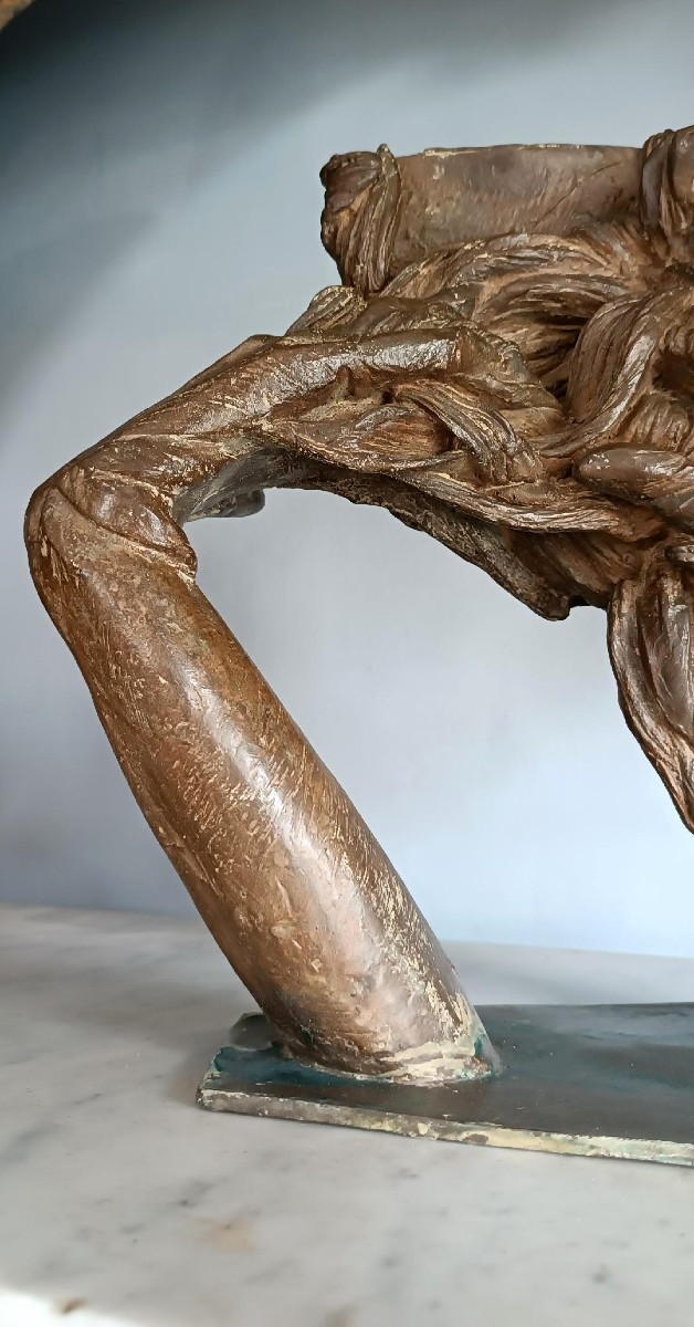 Bronze Sculpture Cesare Ronchi (imola 1936-2024)-photo-3