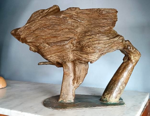 Bronze Sculpture Cesare Ronchi (imola 1936-2024)-photo-4