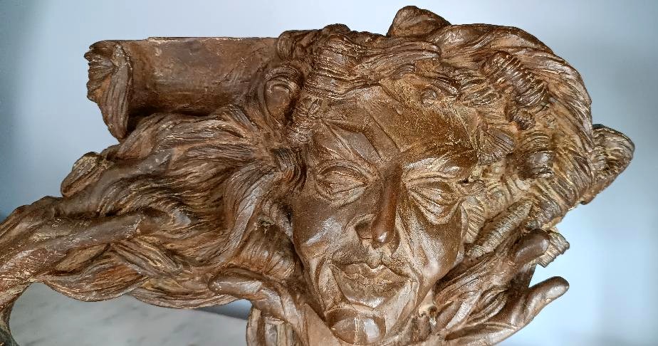 Bronze Sculpture Cesare Ronchi (imola 1936-2024)-photo-5