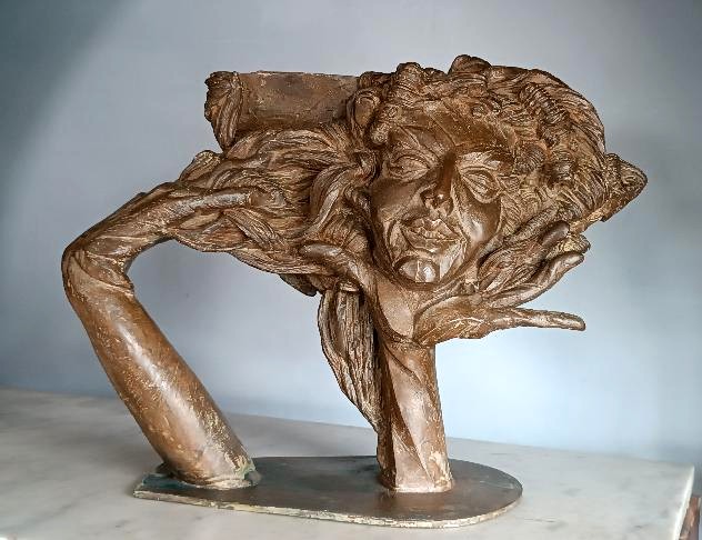 Bronze Sculpture Cesare Ronchi (imola 1936-2024)