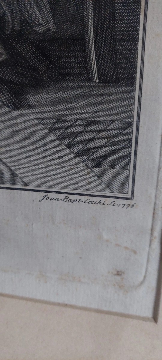 GRAVURE DU MARTYRE DU SAINT-LAURENT CECCHI GIOVANNI BATTISTA 1776-photo-4