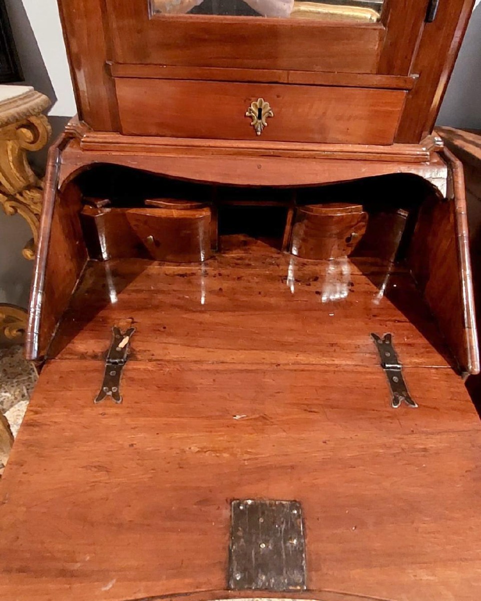 Petit trumeau en noyer du XVIIIe siècle L.72 CM-photo-1