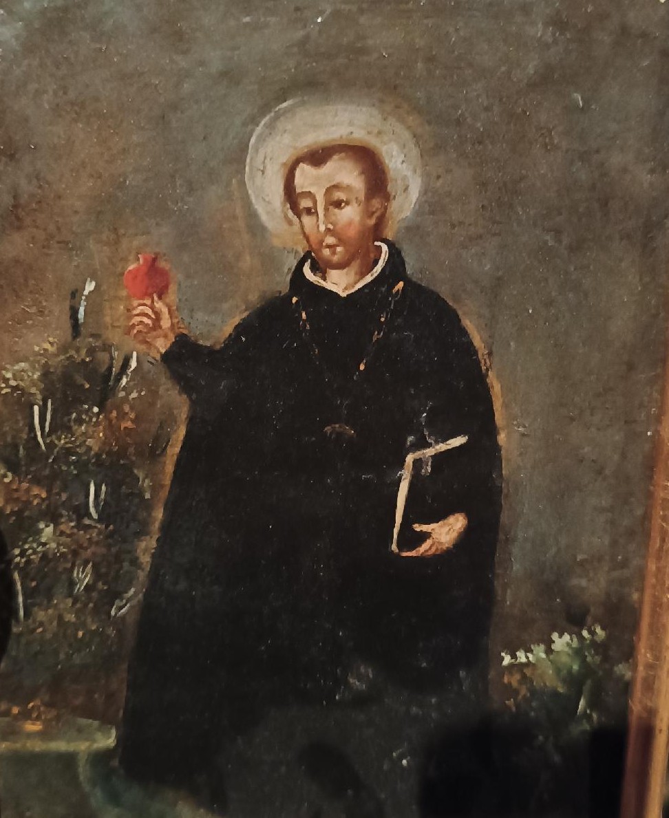Peinture sur cuivre représentant un saint jésuite, école espagnole, XVIIIe siècle-photo-4