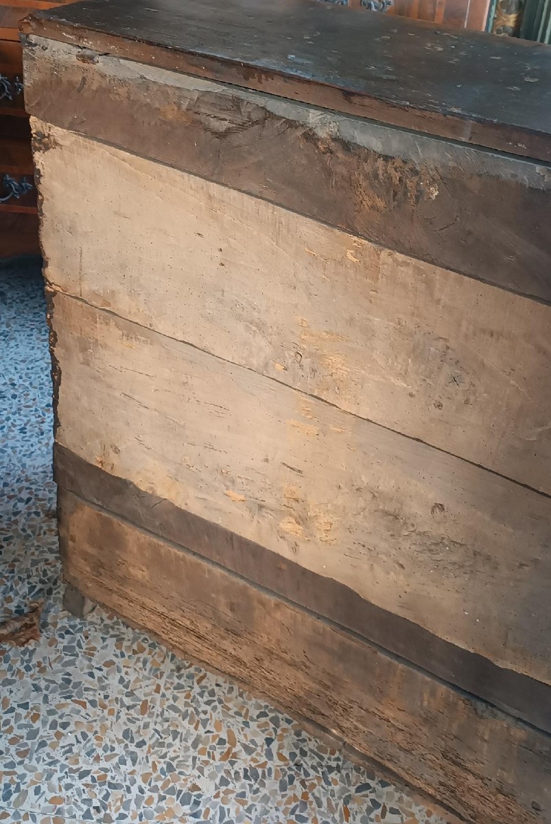 Large Walnut Kneeler Or Sideboard, Early 17th Century, Italy-photo-4