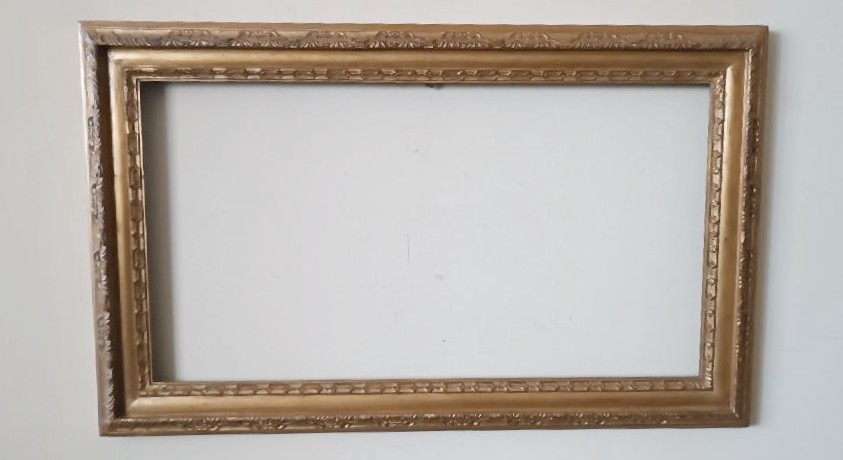 Large Gilded Wooden Frame From The Early 1900s-photo-2