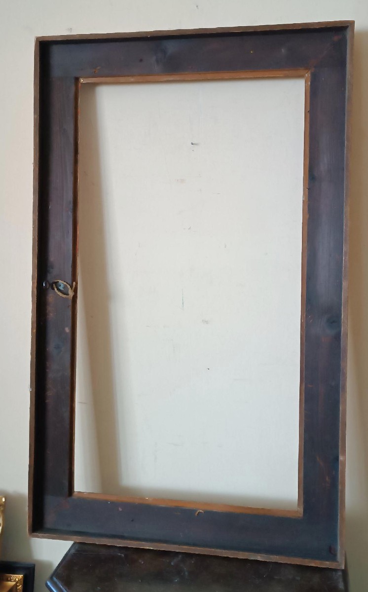 Large Gilded Wooden Frame From The Early 1900s-photo-6