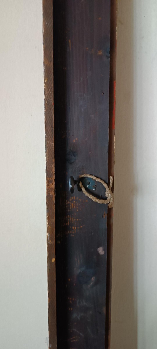 Large Gilded Wooden Frame From The Early 1900s-photo-7
