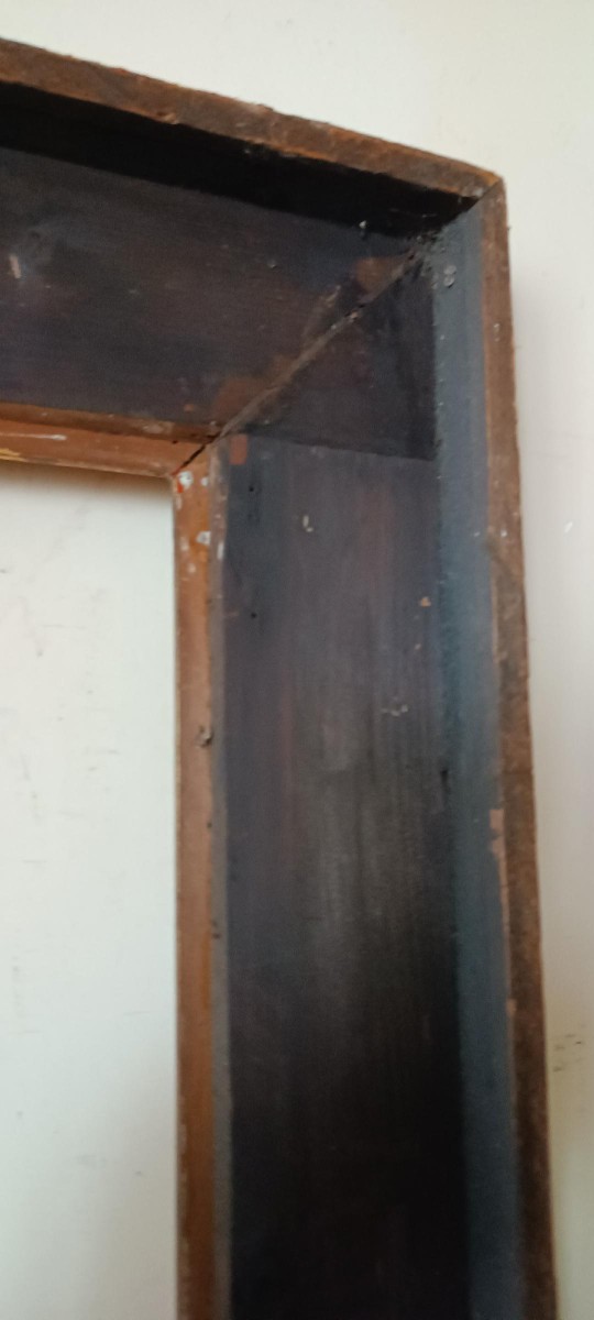 Large Gilded Wooden Frame From The Early 1900s-photo-8