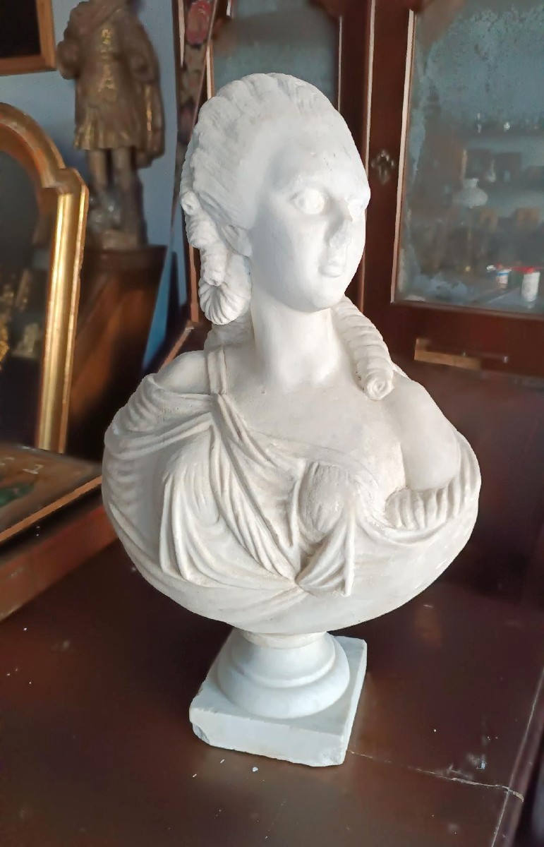 buste en marbre de Madame du Barry, école française du XIXe siècle
