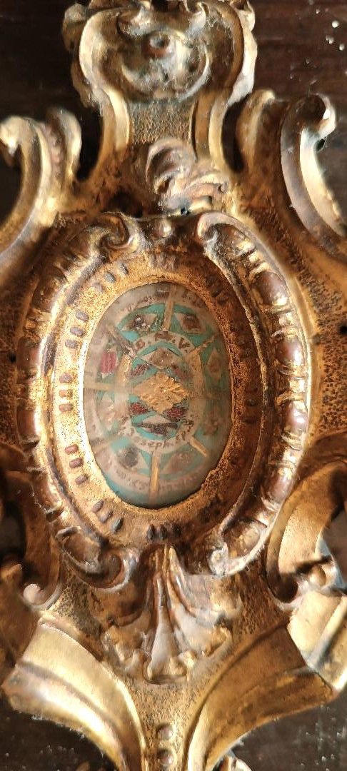 RELIQUES ANCIENNES AVEC RELIQUAIRE-photo-3