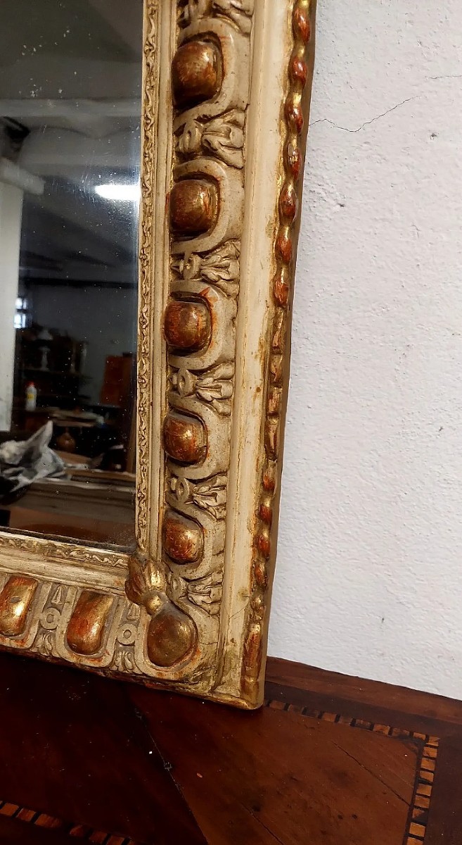 Antique Mirror In Wood-photo-4