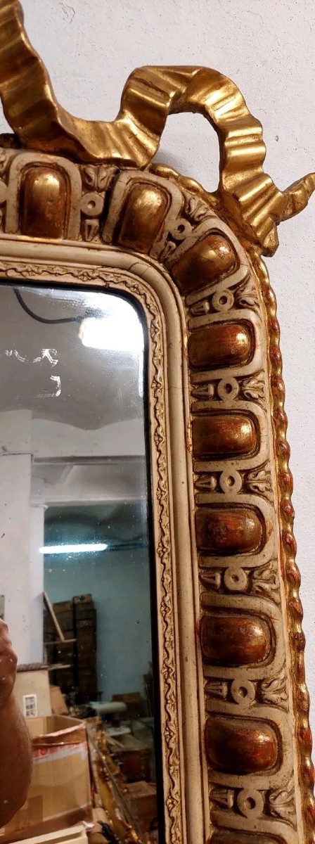 Antique Mirror In Wood-photo-7